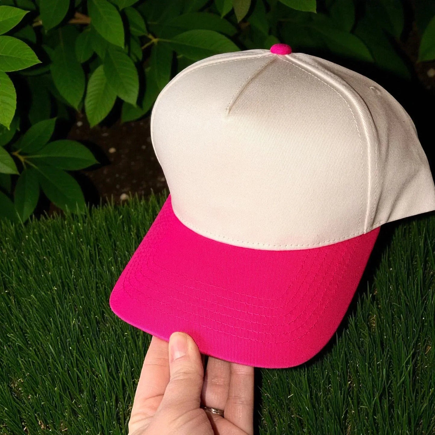 Mama with Bow Embroidered Adjustable Five-Panel Twill Hat