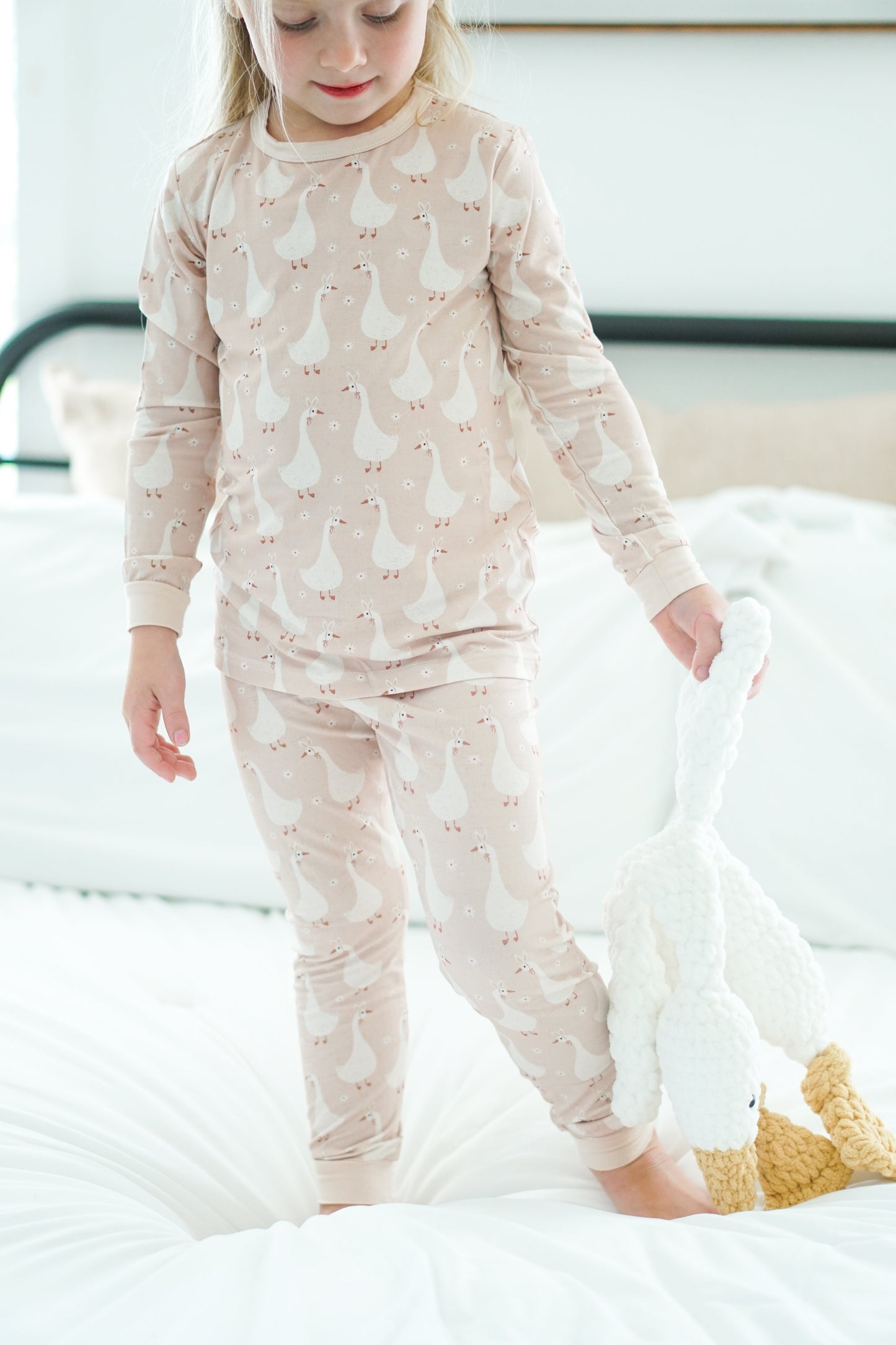 Unisex Silly Goose on the Loose 2pc Bamboo Pajamas