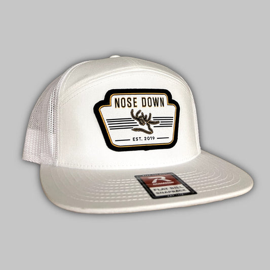 Vintage White Woven 7 panel